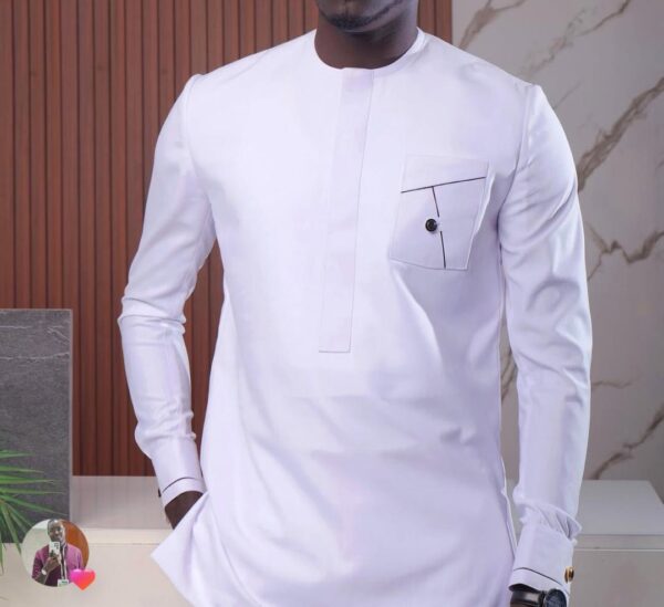Tunique Homme Blanc Style Moderne Tunique Homme Blanc Style Moderne