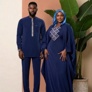 Ensemble Couple Brodé