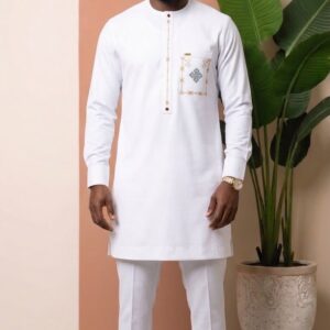 Tenue Homme Brodé Poche Dorée