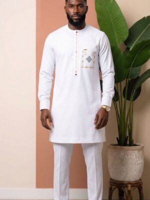 Tenue Homme Brodé Poche Dorée